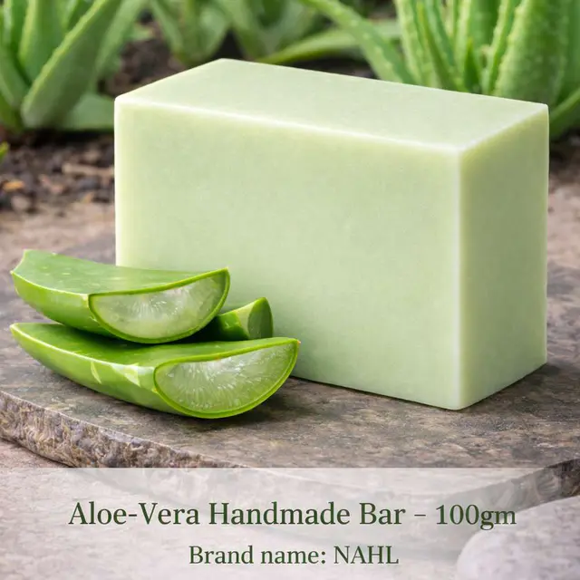 Aloe-Vera Handmade Bar – 60gm