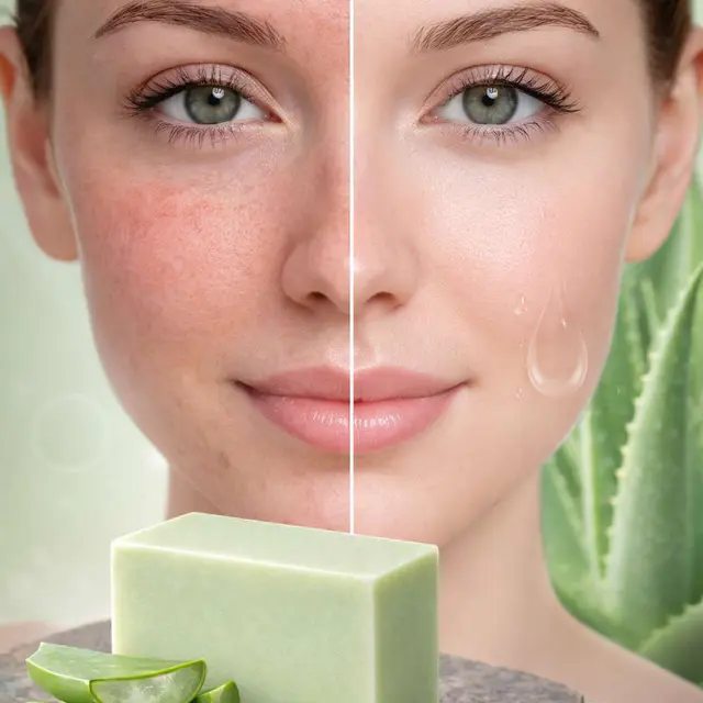 Aloe-Vera Handmade Bar – 60gm