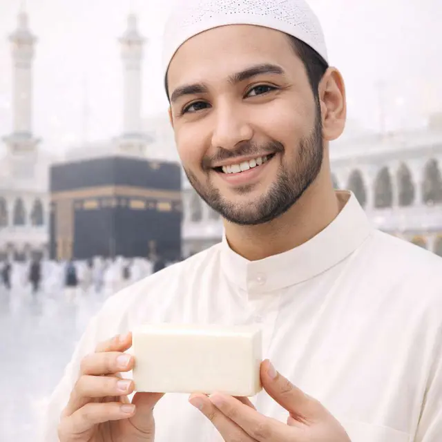 No Fragrance Hajj & Umrah Handmade Bar -60gm